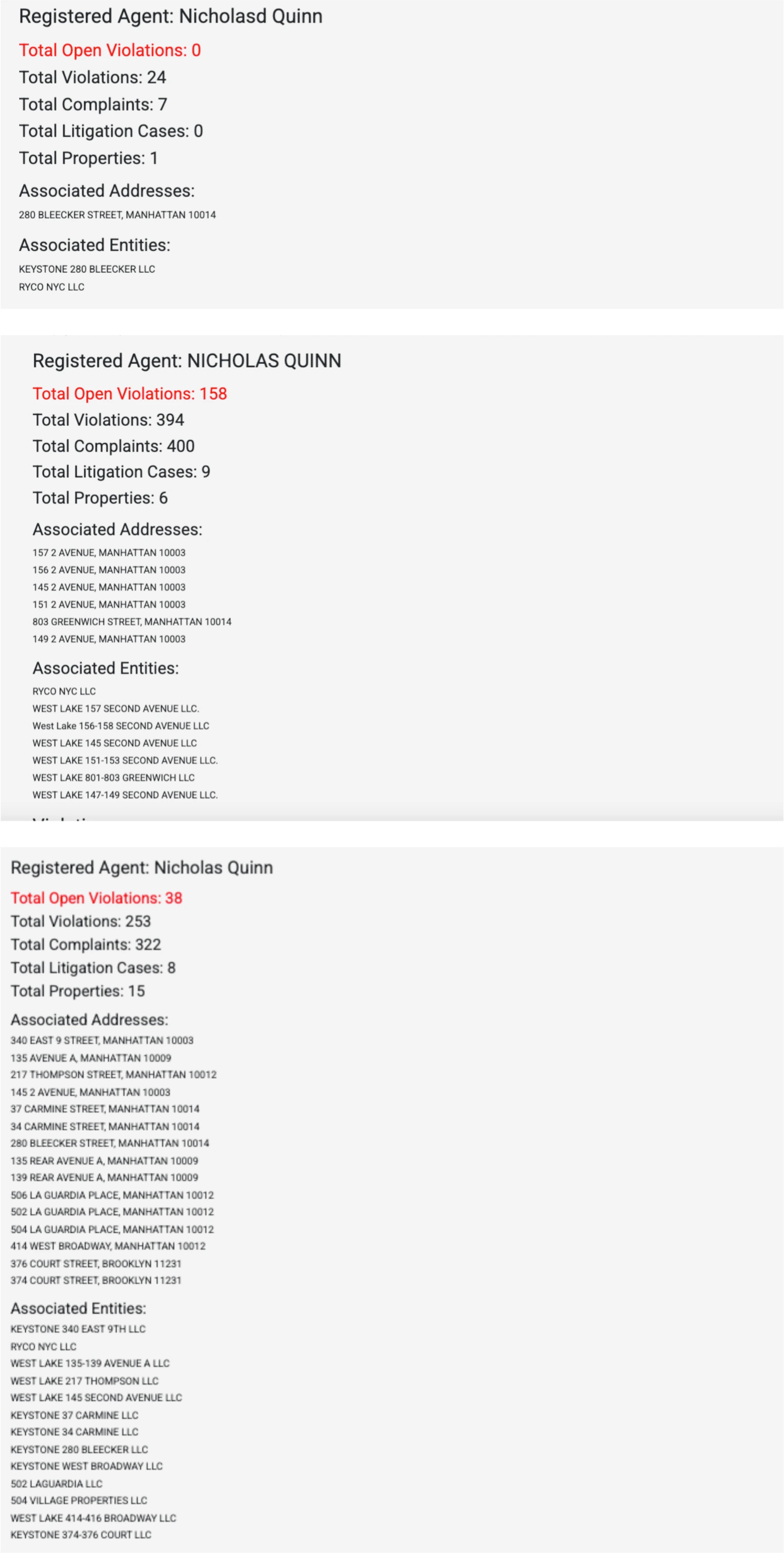 Nicholas Quinn - RYCO Capital - Housing Data Fragmentation